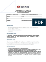 Sílabo Desarrollo de Habilidades Directivas Virtual