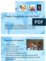 People, Households, and The World