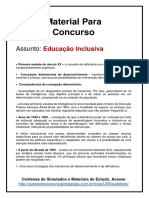 Educação Inclusiva Concurso