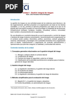 Gestion Del Riesgo Unidad 1