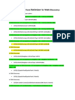 Mapping Metrixs From Netimizer To TEMS Discovery