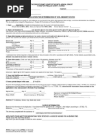 Application For Determination of Civil Indigent Status: APIS (If Approved) (APID) (If Denied)