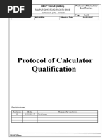 Protocol of Calculator Qualification: Next Wave (India)