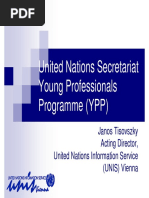 United Nations Secretariat Young Professionals Programme (YPP)