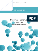 Proximal Humerus Fractures: Antti Launonen