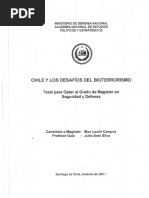 Chile y Los Desafíos Del Bioterrorismo PDF