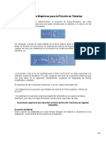 Ecuaciones Empiricas para La Friccion en Tuberias