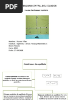 Fuerzas Paralelas en Equilibrio