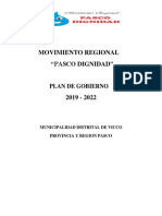 Plan de Gobierno Vicco