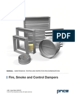 Fire, Smoke and Control Dampers: Manual - Maintenance, Testing and Inspection Recommendations