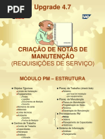 Manual PM Criação de Notas de Manutenção Versão 4.7