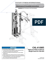 High/Low Pulley System (CHL-610WS) Owner's Manual