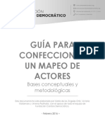 Guía para Confeccionar Un Mapeo de Actores PDF