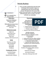 Resume - Nicholas Kaufman