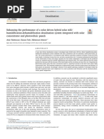 Enhancing The Performance of A Solar Driven Hybrid Solar Still