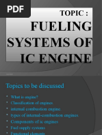 Fuelihng of IC Engine