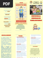 Obesidad Infantil Triptico