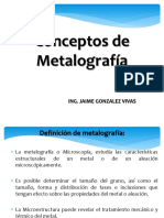 Conceptos de Metalografia.I