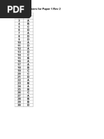 Master Answers For Paper 1-4 Rev 2