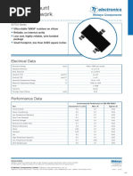 Surface Mount Divider Network: Electrical Data