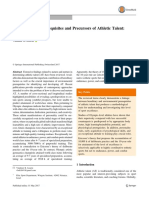 Evidence Based Prerequisites and Precursors of Athletic Talent: A Review