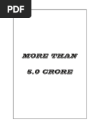 S.O.R For Building Ahmedabad District 2015-16 Above 5 Crore