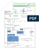 Connection Design For Column Above Beam, Based On AISC Manual & AISC 360-05