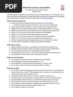 Wasp Best Practices and Checklist: Measurement Programme