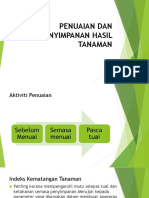 Penuaian Dan Penyimpanan Hasil Tanaman