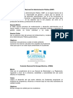 Mision Vision de de Empresas Publicas y Privadas en Guatemala