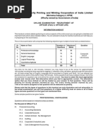 SPMCIL Exam Pattern