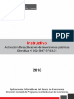 Instructivo de Activacion y Desactivacion de Invierte Pe