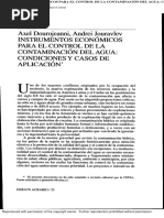 Instrumentos Económicos para El Control de La Contaminación Del Agua - Artículo