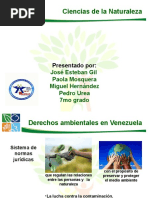 Exposicion Ciencias de La Naturaleza Derechos Ambientales en Venezuela