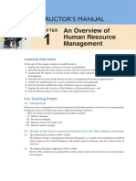 HRM Instructor's Manual - Chapter 1