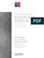 Manual Portafolio de Educacion Especial PDF