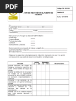 Induccion Puestos de Trabajo