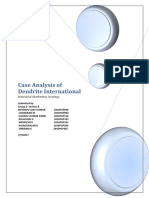 Case Analysis of Dendrite International: Industrial Marketing Strategy