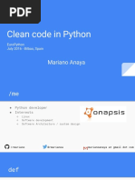 Clean Code in Python