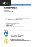 Sunwira Solapide Situmorang: Key Qualification and Profile