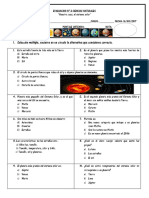 Evaluacion #2 Ciencias Naturales