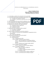 Amparo Marcha, La Evaluación de Los Aprendizajes en La Universidad