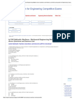 61 Top Hydraulic Machines Question and Answers PDF