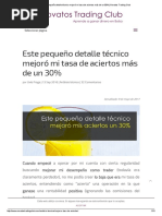 Este Pequeño Detalle Técnico Mejoró Mi Tasa de Aciertos Más de Un 30% - Novatos Trading Club