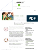 Herbalife - España - Plan de Comidas