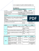 Ejemplo de Programa de Gestion Ambiental