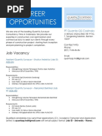 Poster Job Vacancy