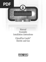 Manual Examples Installation Instructions Climaplus Combi Electric and Gas