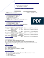 Checklist of Documents - Acquisition & Titling