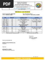 Sta Ursula Elementary School: Individual Class Program